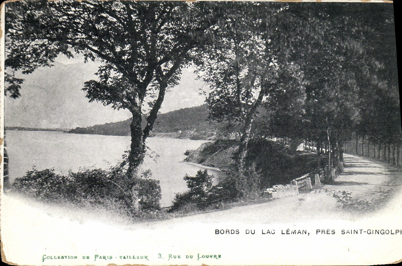 CPA Geneve Bords Du Lac Leman Pres Saint Gingolpn