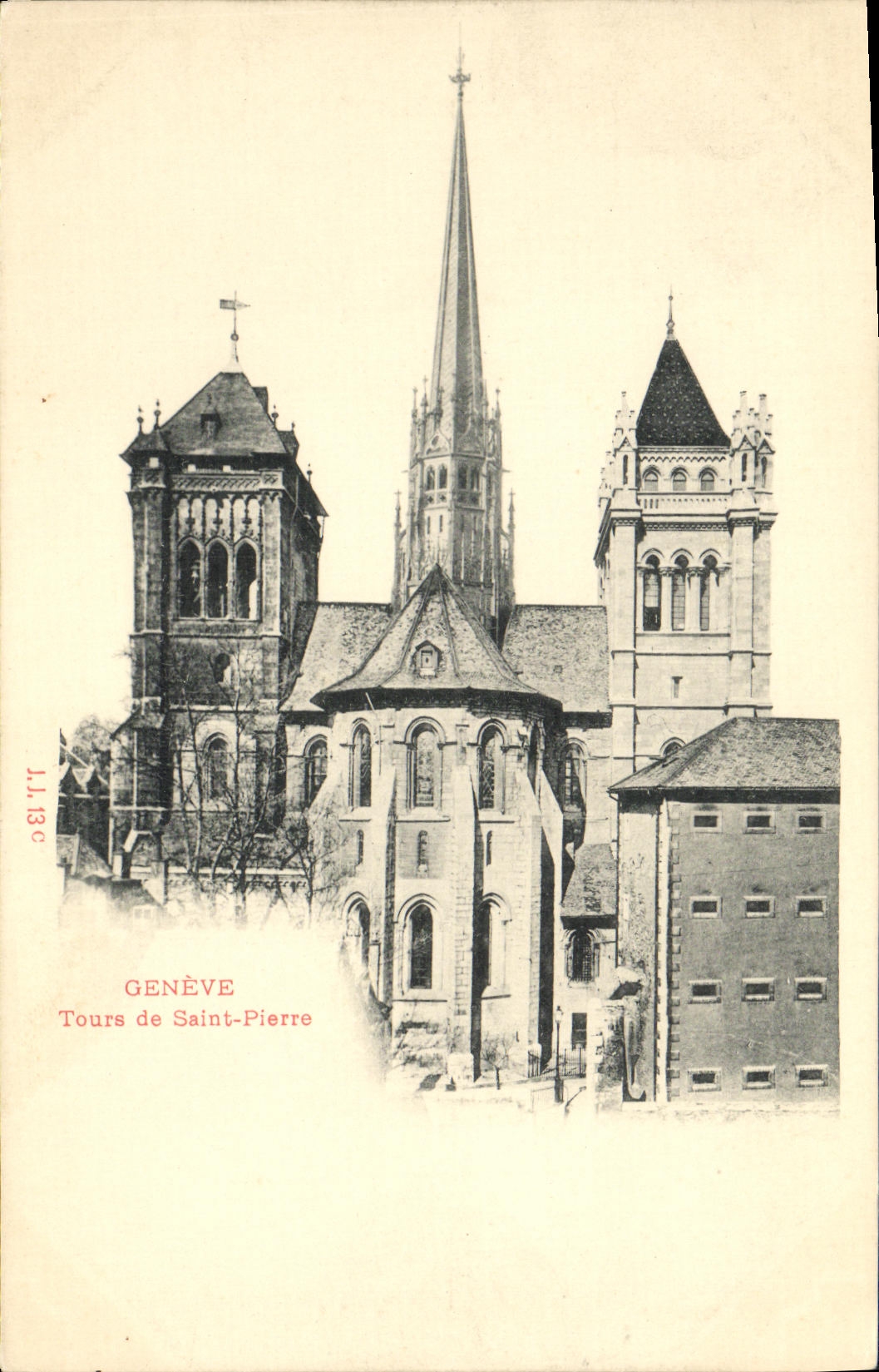 CPA Geneve Tours de Saint Pierre
