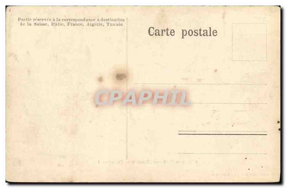 CPA Les Chateaux Vaudois Champvent — Rückseite