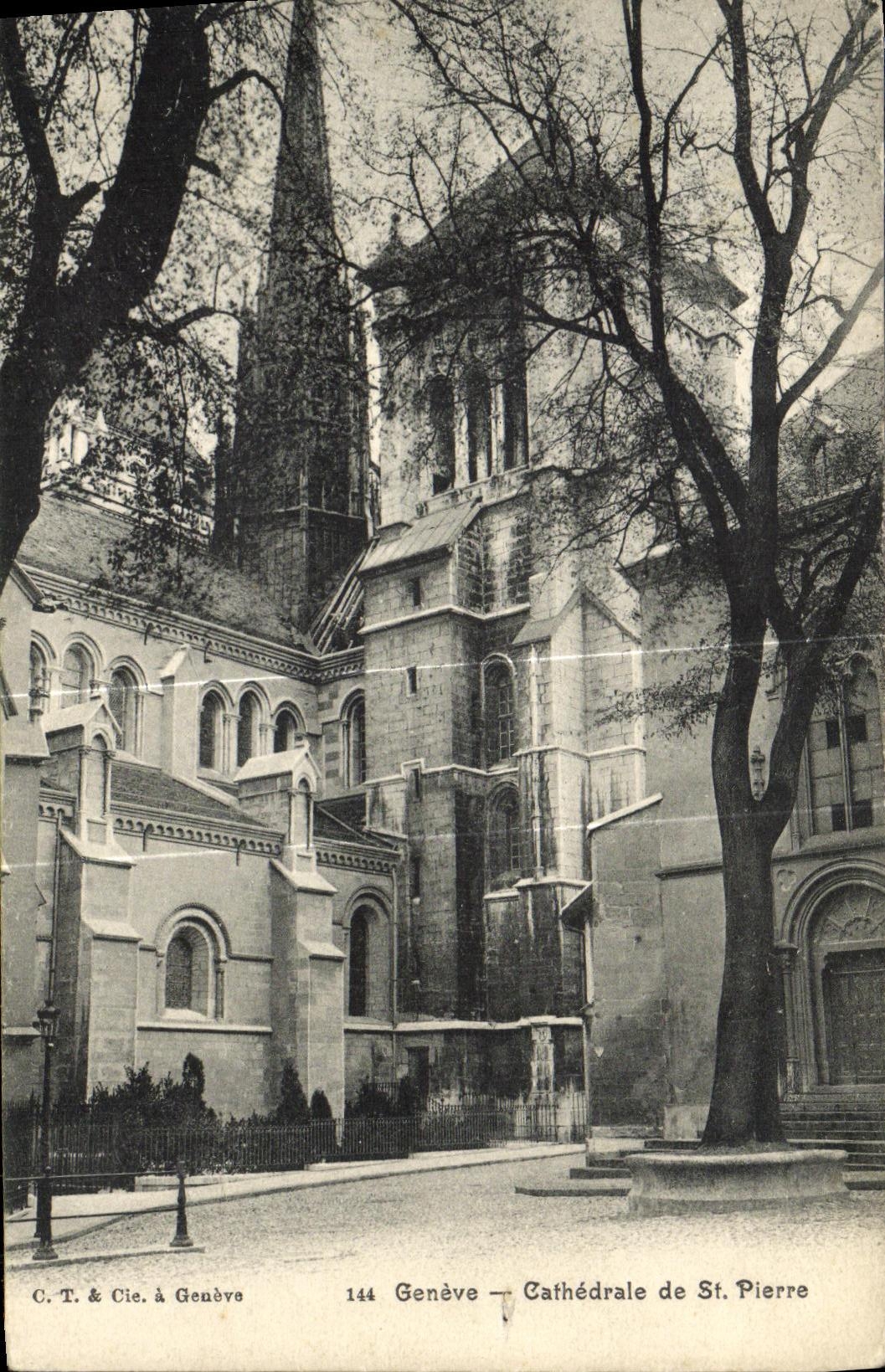 CPA Geneve Cathedrale de St Pierre