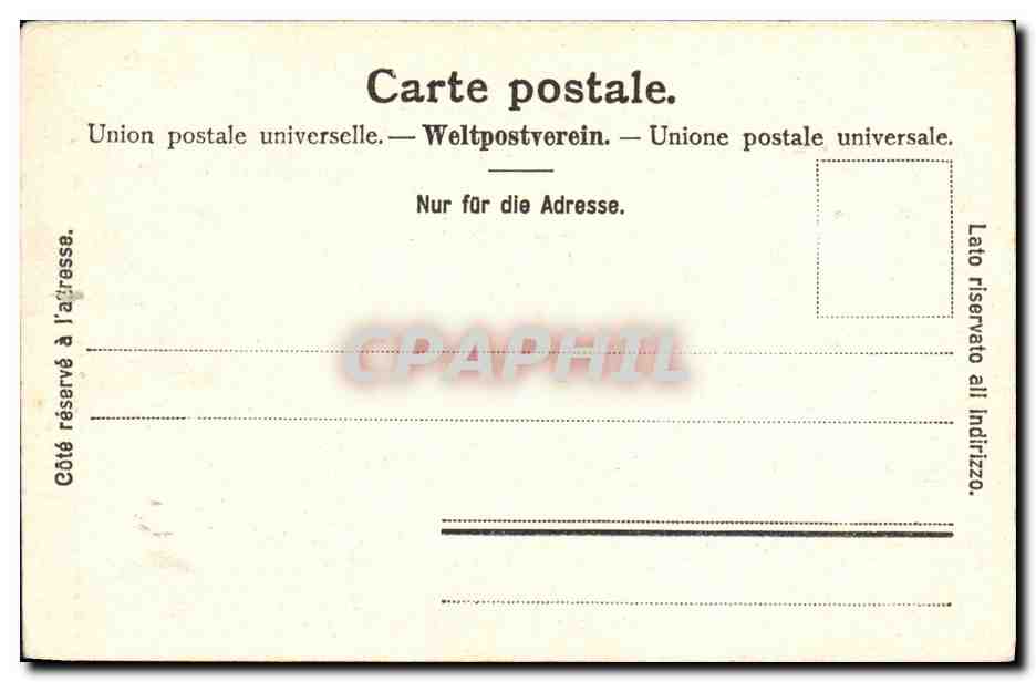 CPA Geneve Cathedrale de St Pierre — Verso