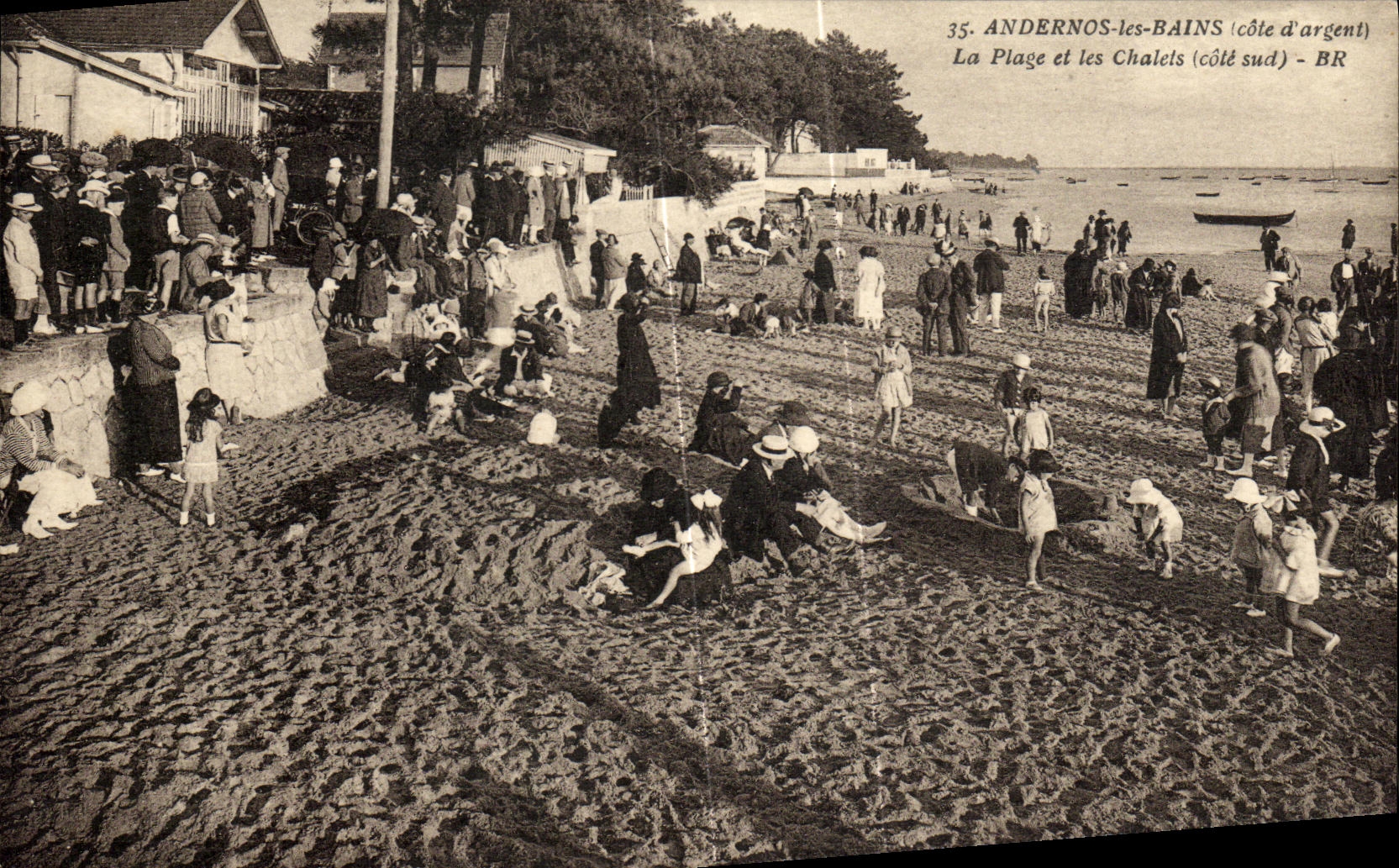 CPA Andernos les Bains La Plage et les Chalets