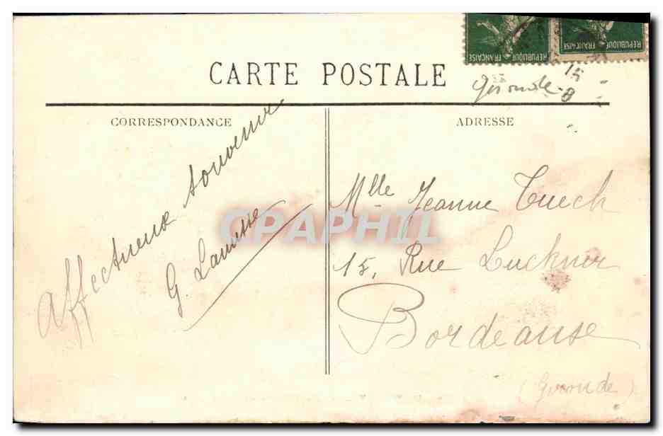 CPA Margaux Chateau Margaux  — Back
