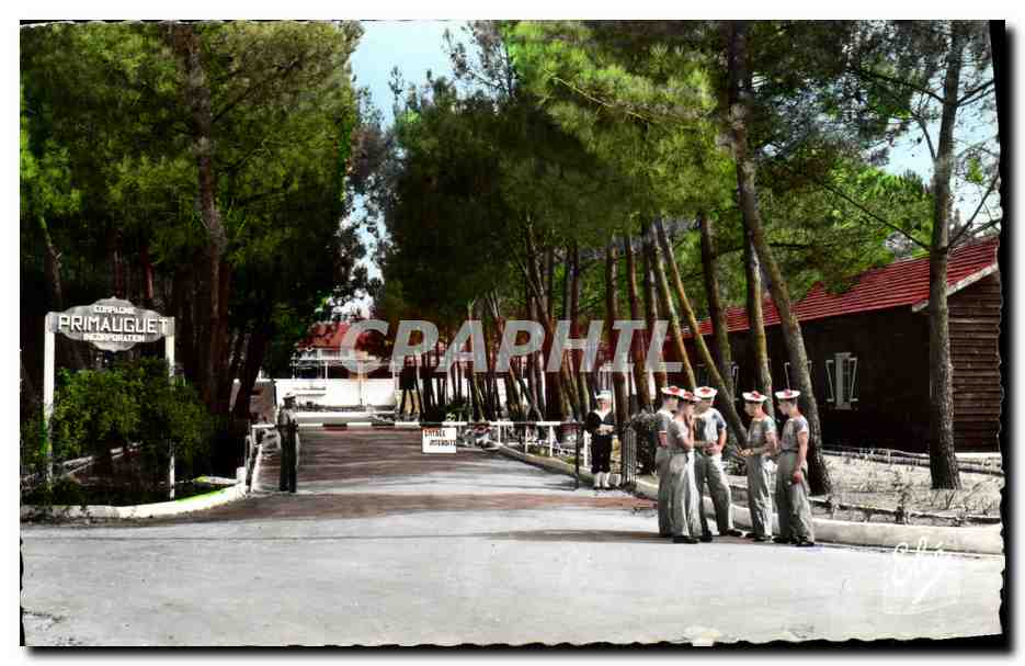 Entrée du Centre de Formation Maritime de Hourtin — Hourtin (Gironde) — Éditeur : Chataigneau