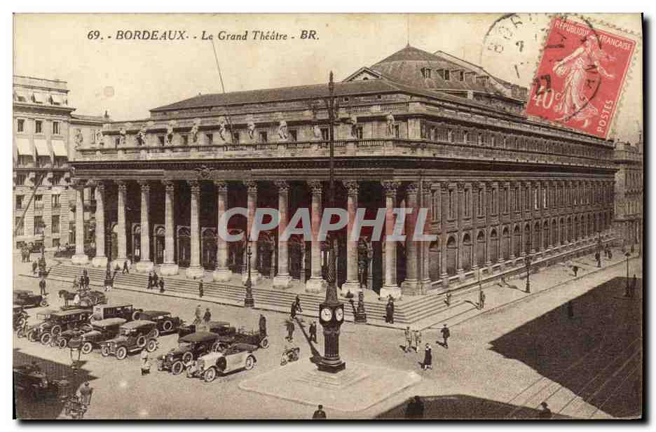 CPA Bordeaux La Grand Theatre