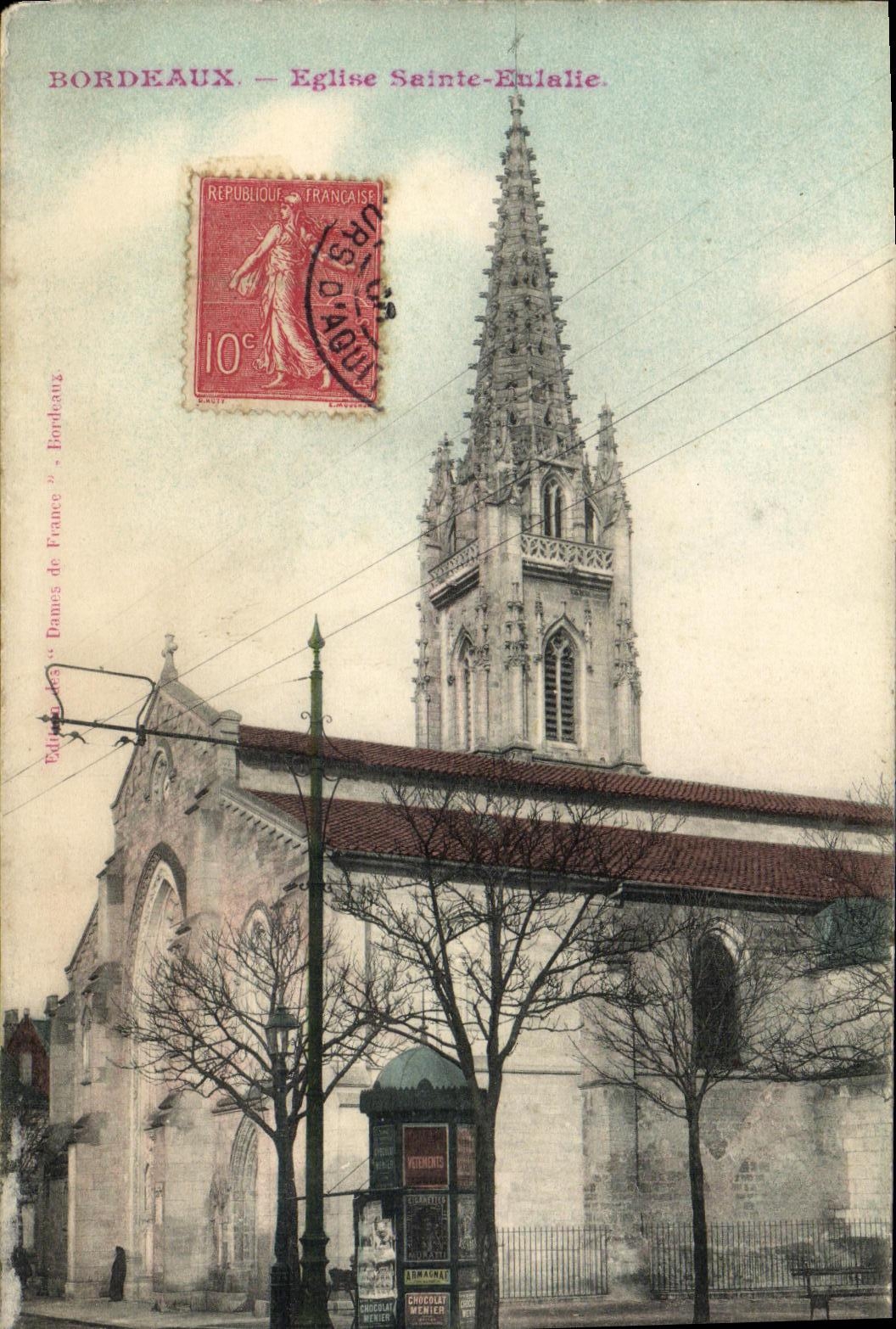 Bordeaux — Église Sainte-Eulalie — Éditions « Damas de France »