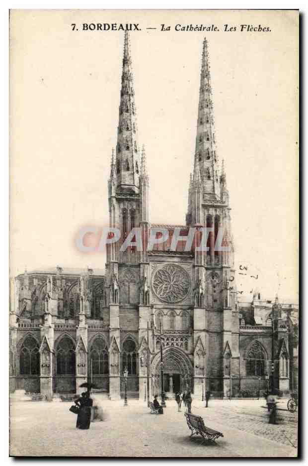 CPA Bordeaux La Cathedrale Les Fleches