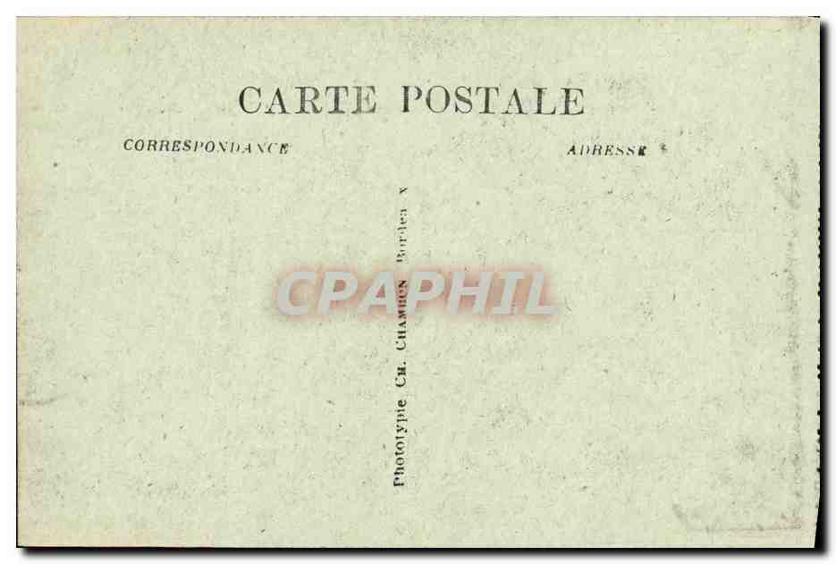 CPA Bordeaux Les Ruines du Plais Gallien — Verso