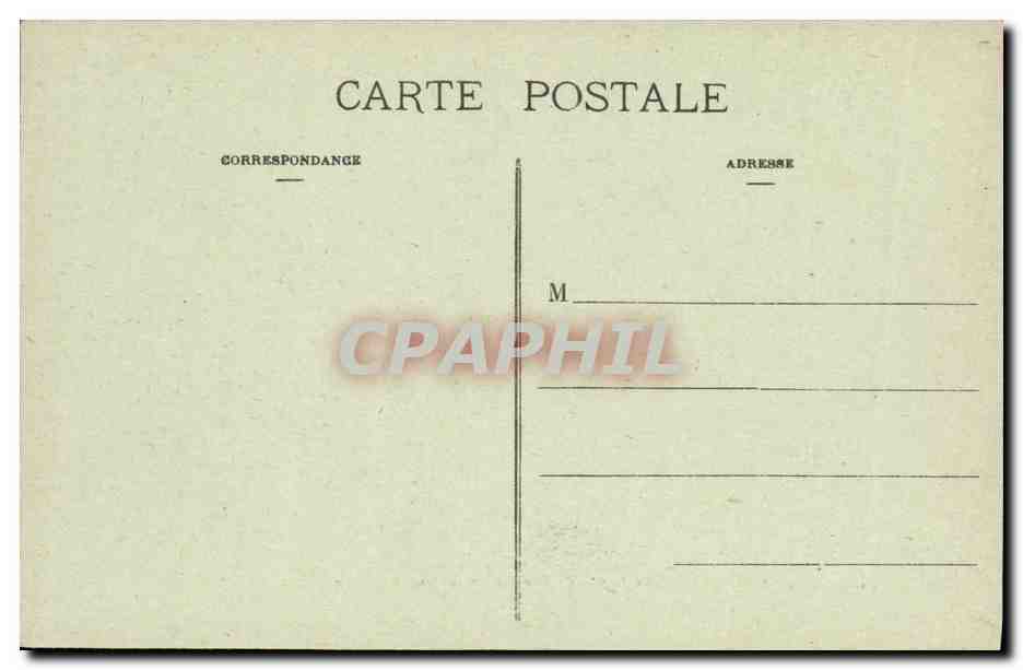 CPA Lesparre Route de Bordeaux a Soulac au Pont de l Hervau — Rückseite