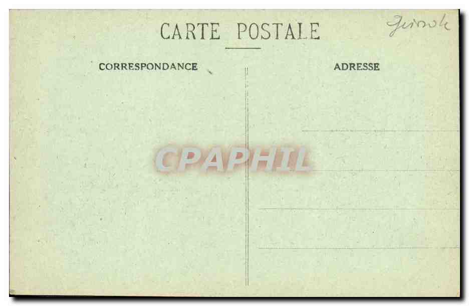 CPA Lesparre Le pont de lervaux route de Bordeaux Soulac — Rückseite