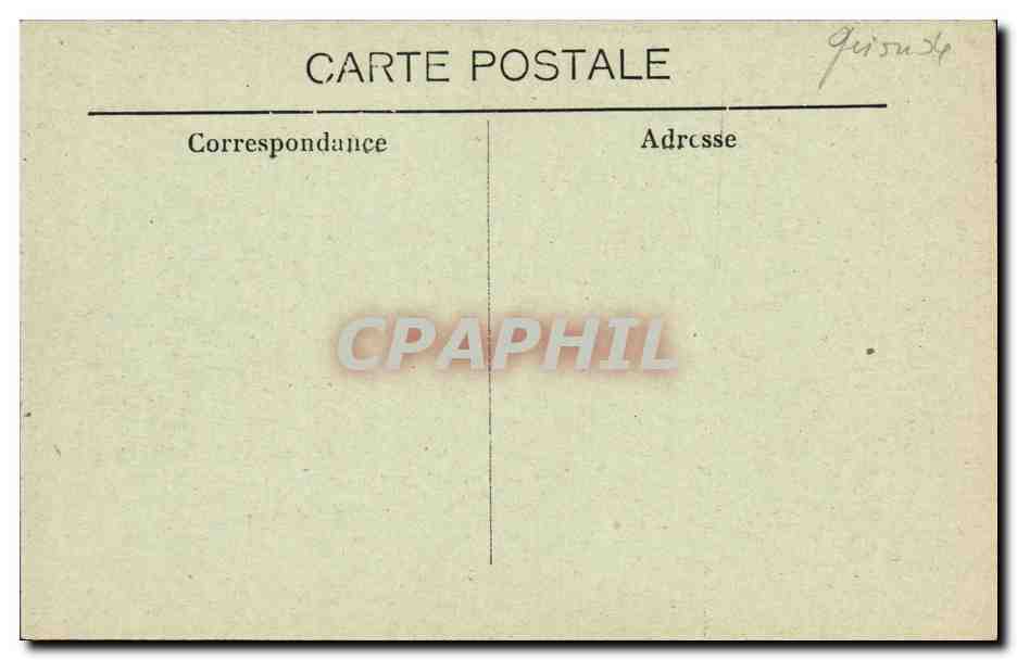 CPA Lesparre Medoc Le Palais de Justice — Rückseite