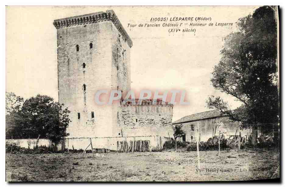 CPA Lesparre Tour de L ancien Chateau
