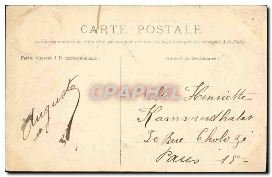 CPA Arcachon a Vol d Oiseau — Rückseite