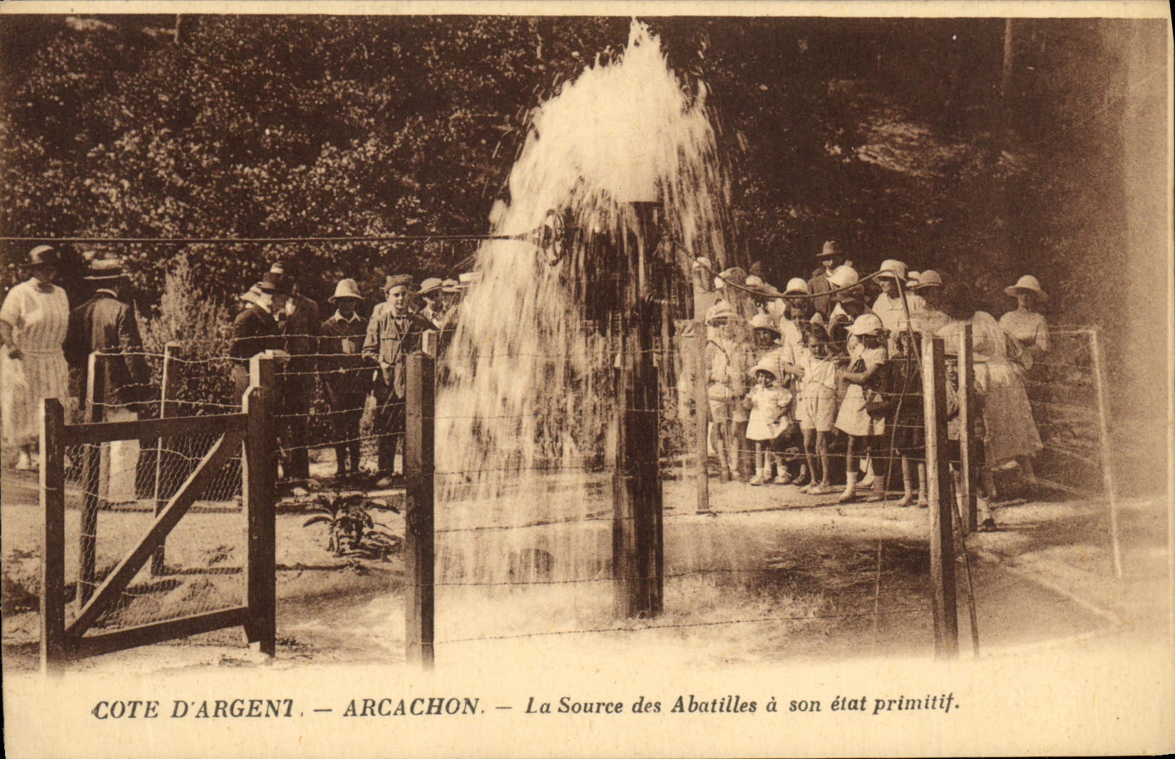 CPA Arcachon La Source des Abatilles a Son etat Primitif