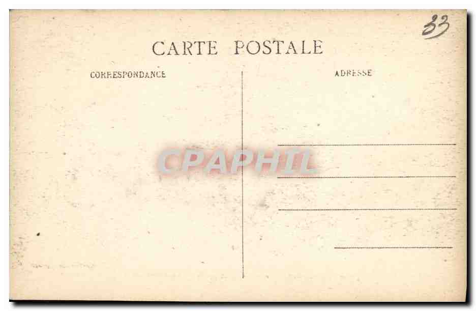 CPA Caveau de St Michel Bordeaux Le portefaix  — Verso