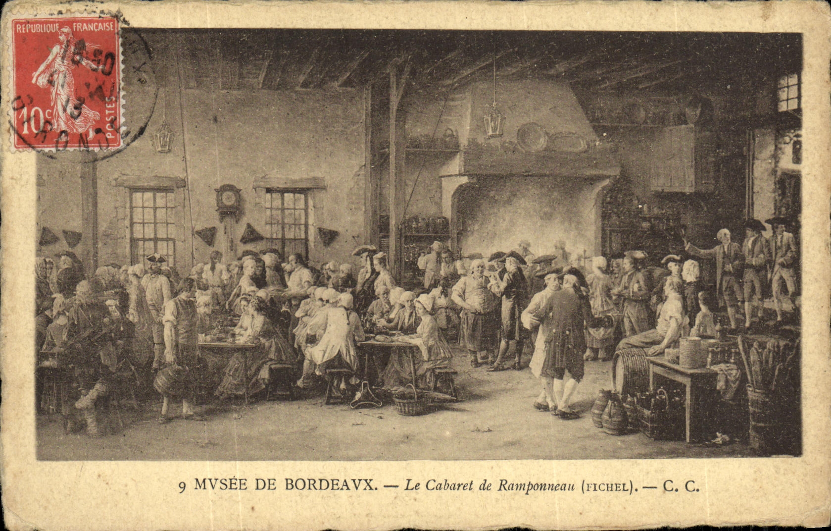 CPA Bordeaux Le Cabaret de Ramponneau 