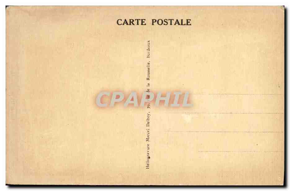 CPA Bordeaux Fleche St Michel — Verso
