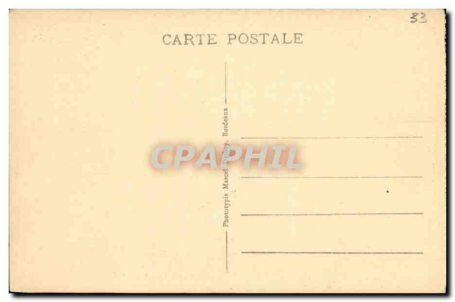 CPA Bordeaux Tour Pey Berland et Cathedrale Saint Andre — Verso