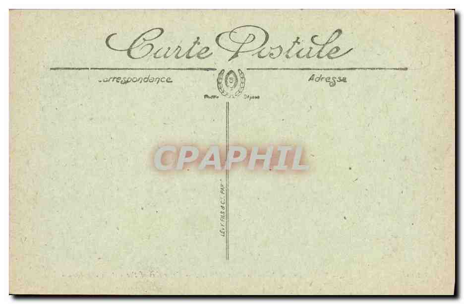 CPA Bordeaux Les ruines du palais Galien  — Verso