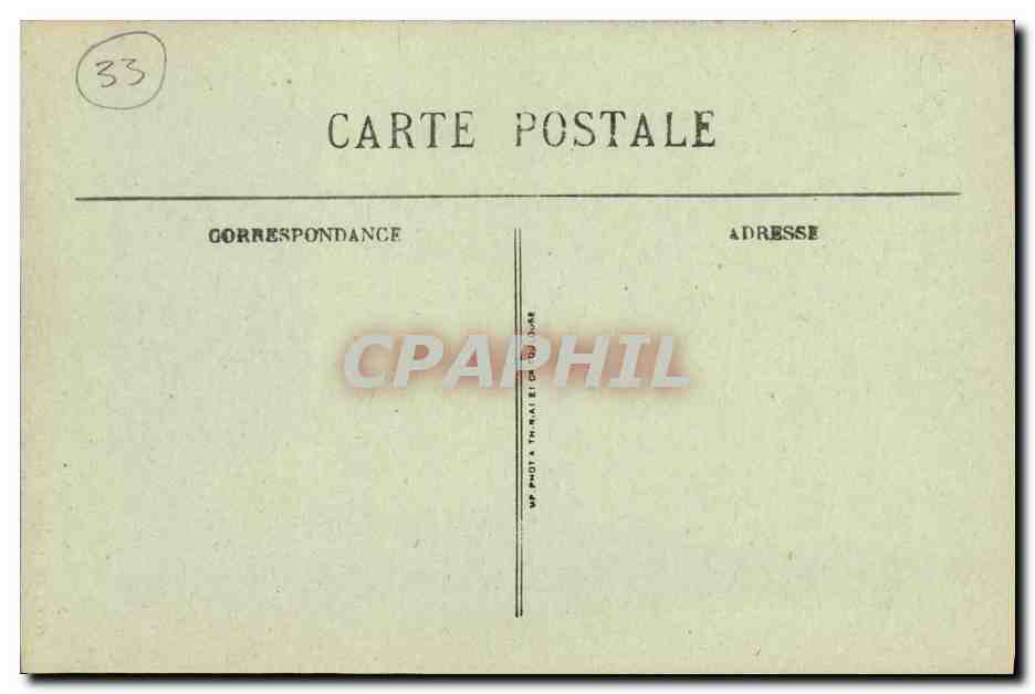CPA Bordeaux Le Tour et Eglise St Michel — Rückseite