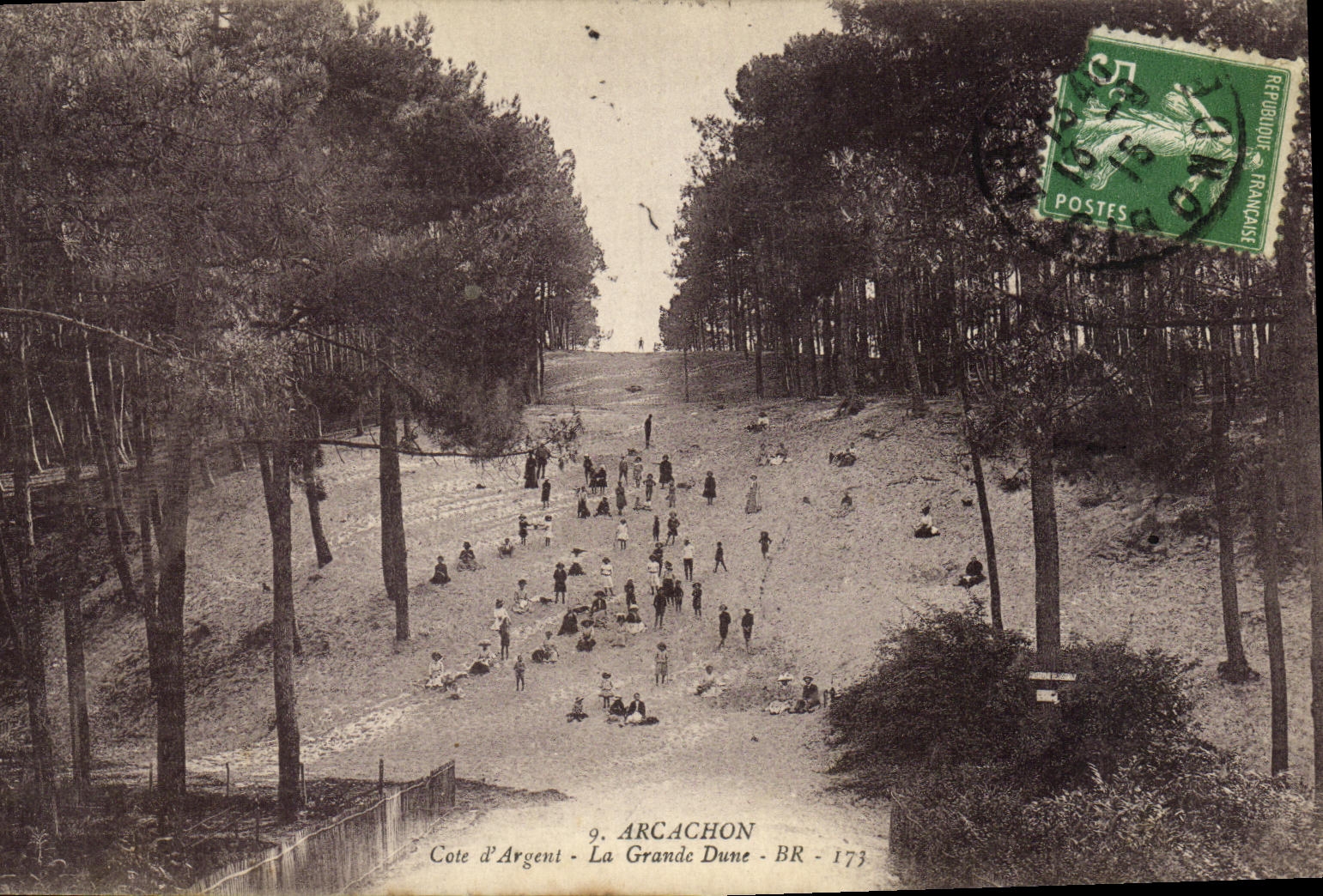 Arcachon — La Grande Dune — Côte d'Argent — éditeur BR, n° 1773