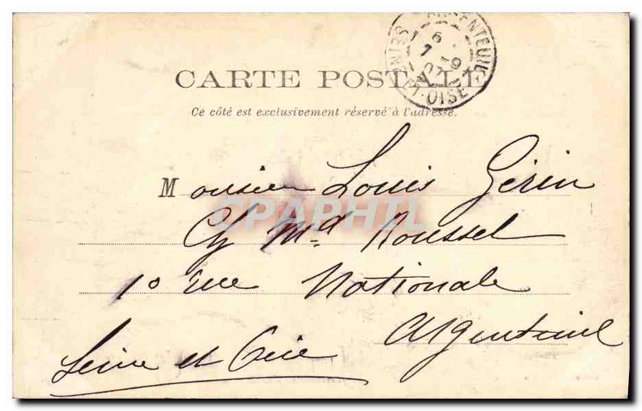 Arcachon — Le Casino — Collection V. Faure — Rückseite