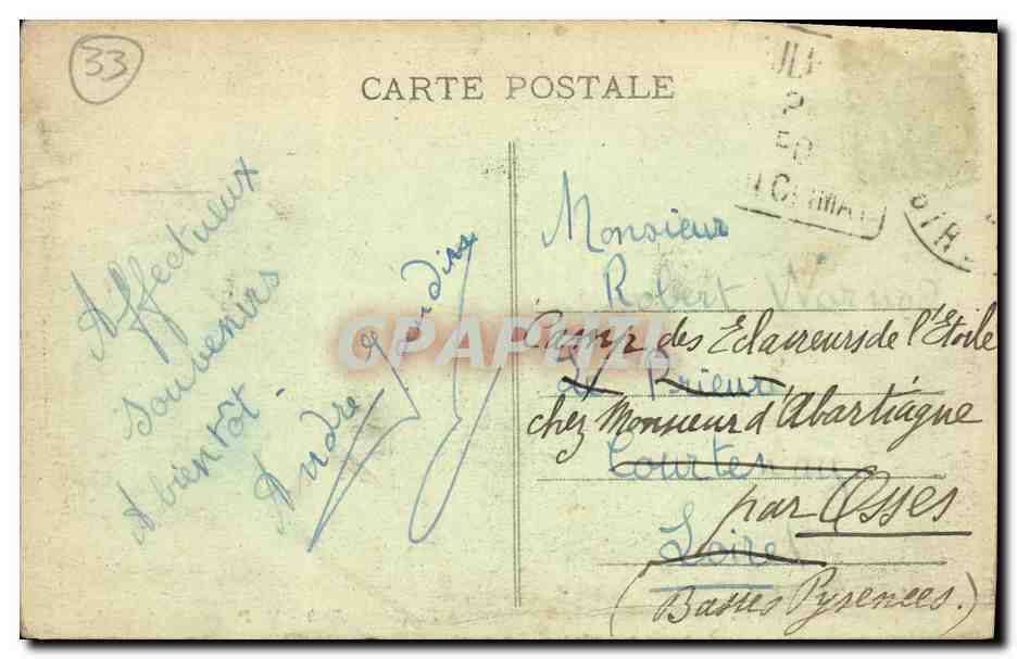 SOULAC-sur-MER (Gironde) — Un Coin de Forêt — Phototype Marcel Delbroy, Bordeaux, n°58 — Reverso