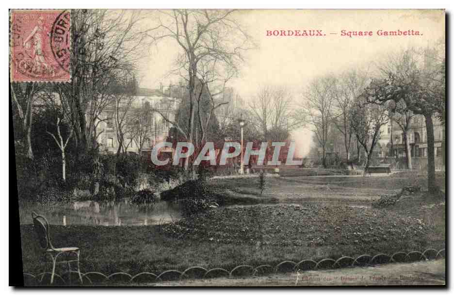 CPA Bordeaux Square Gambetta