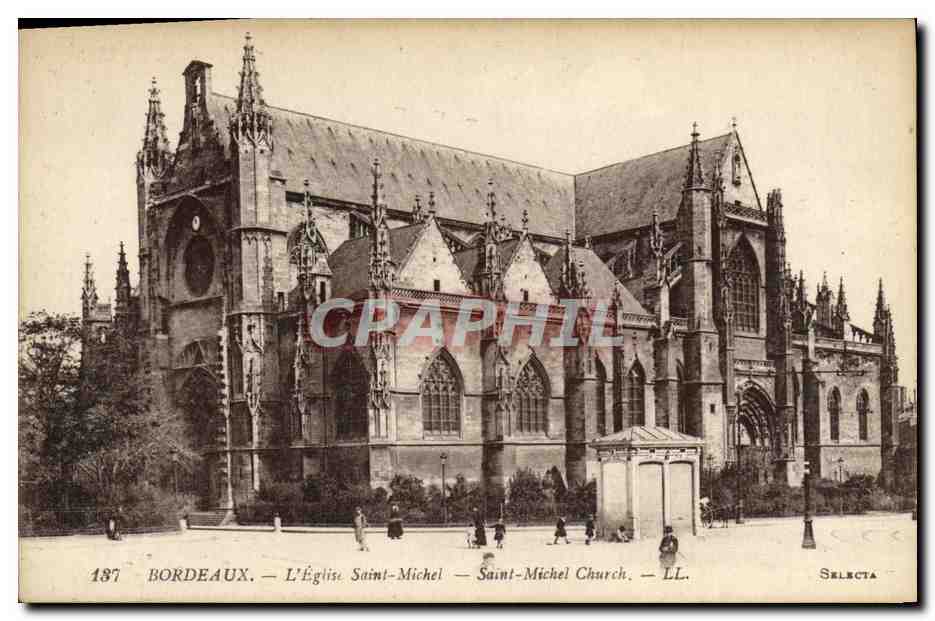 CPA Bordeaux L Eglise Saint Michel
