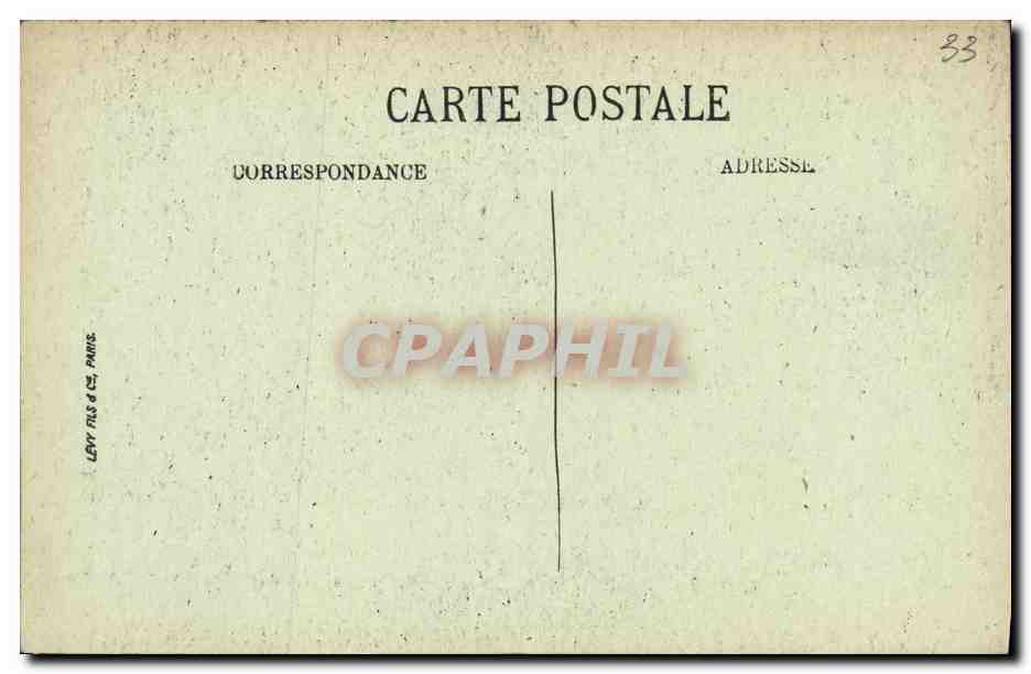 CPA Bordeaux L Eglise Saint Seurin Le portail — Verso