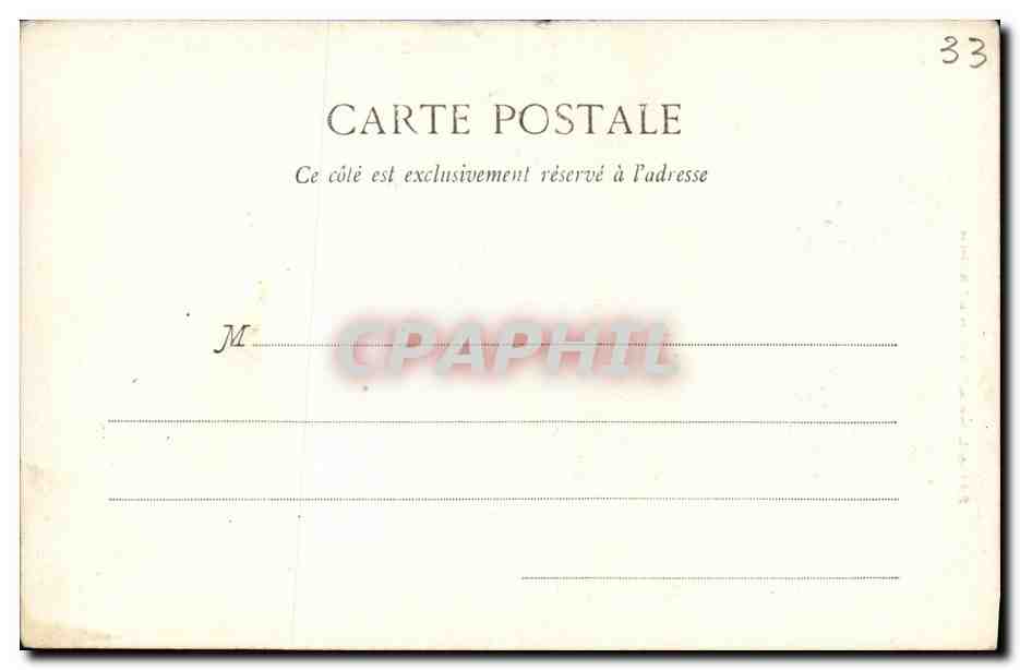 CPA Bordeaux Porte Dijeaux — Verso