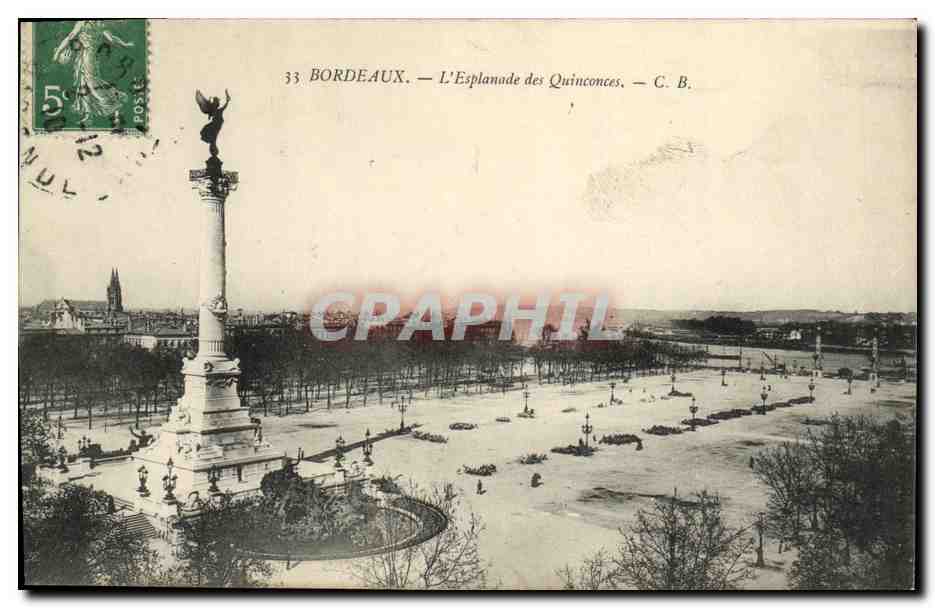 CPA Bordeaux L Esplanade des Quinconces