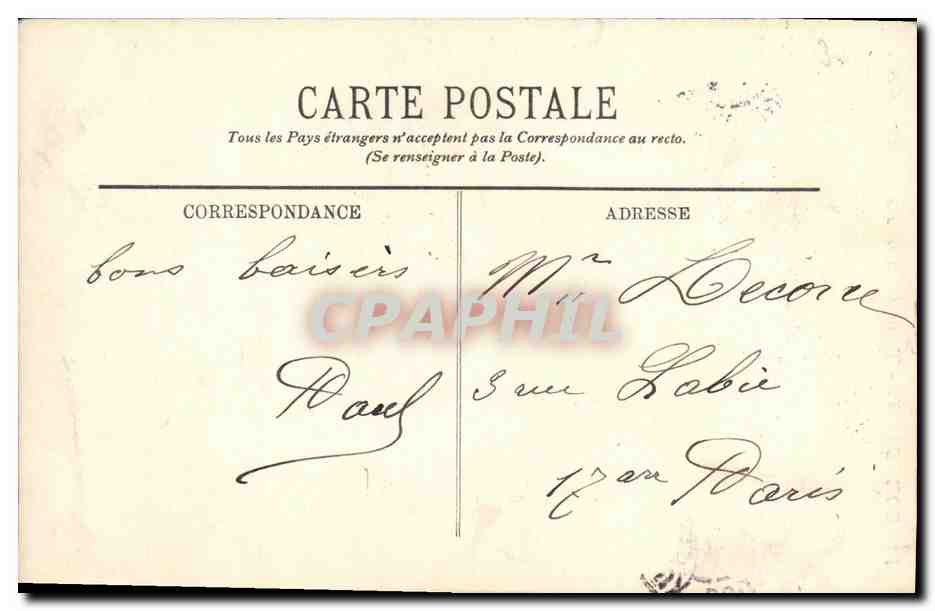 CPA Bordeaux Tour de la grosse cloche Publicite Maggi — Verso