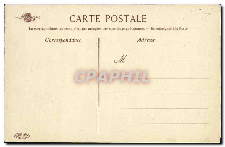 CPA Bordeaux Gloria Victis et la Tour Pey Berland — Verso