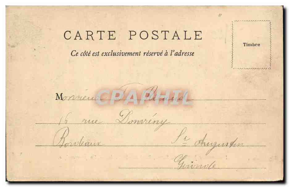 CPA Pensionnat J B De la Salle Bordeaux St Genes Vue Panoramique — Rückseite