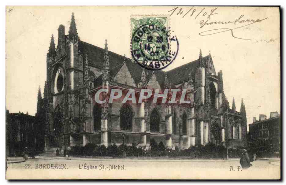 CPA Bordeaux L Eglise St Michel