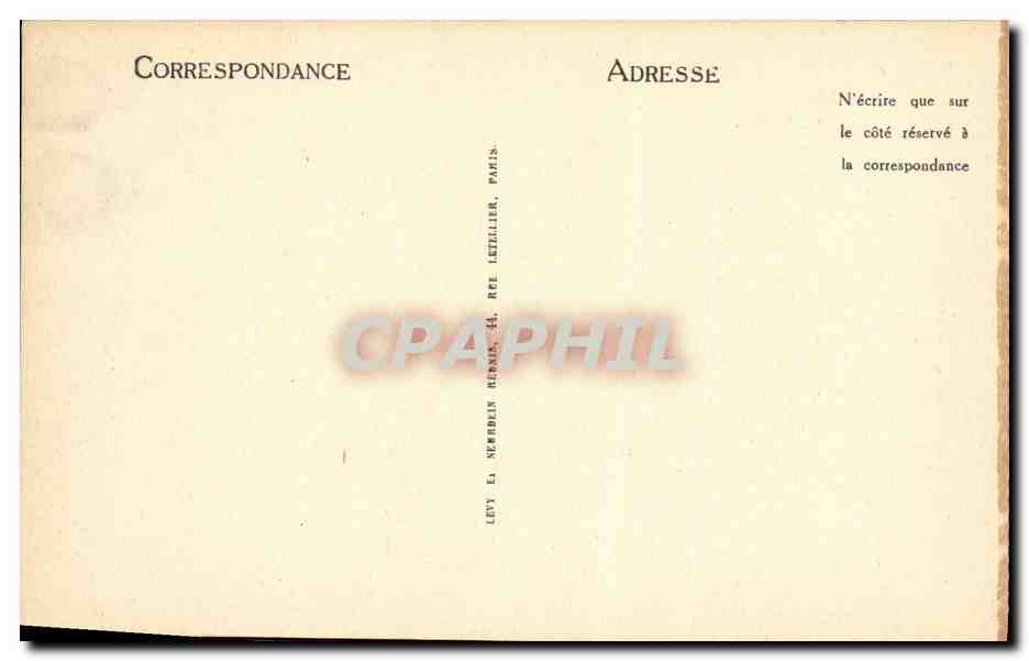 CPA Bordeaux La Cathedrale Les Fleches — Verso