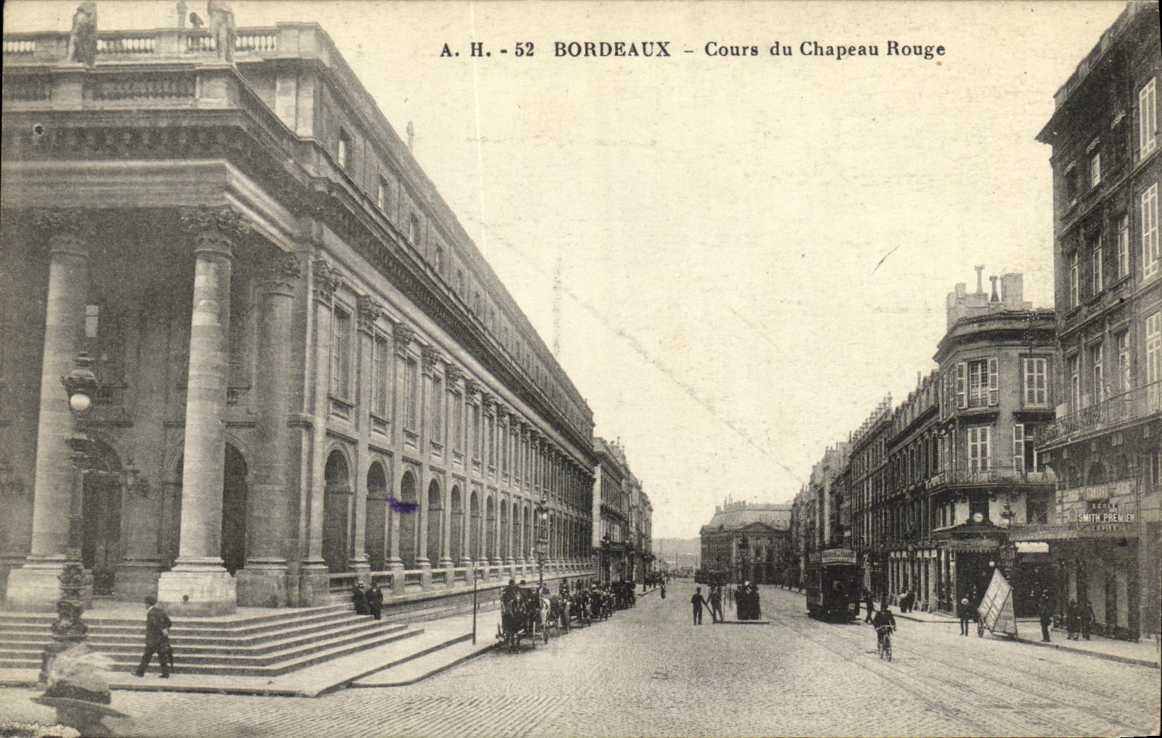 Bordeaux — Cours du Chapeau Rouge — A. H. - 52