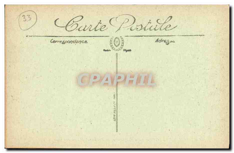 Bordeaux — Place und Porte d'Aquitaine — LL. Selecta — Rückseite