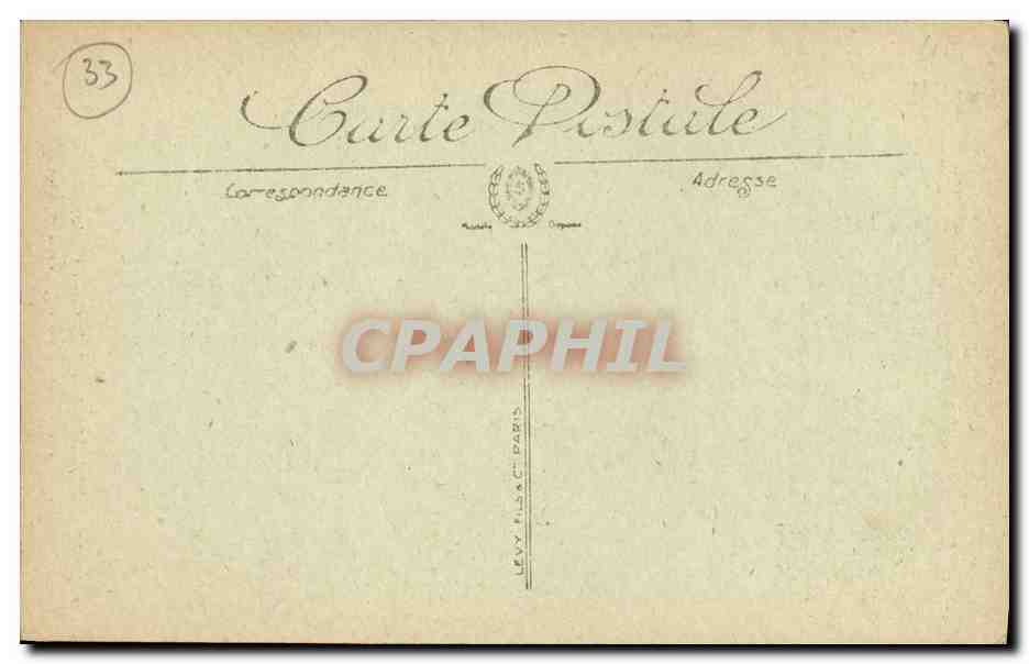 CPA Bordeaux Le Tour de la Grosse Cloche Maison Riquard — Verso