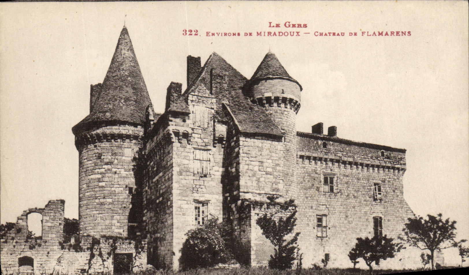 Château de Flamarens — Environs de Miradoux — Le Gers