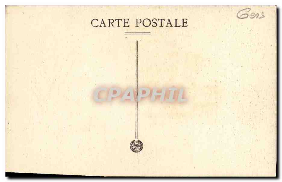 Auch - Église Sainte-Marie - Panneau du Chœur - Un Patriarche - La Foi - Abner — Verso