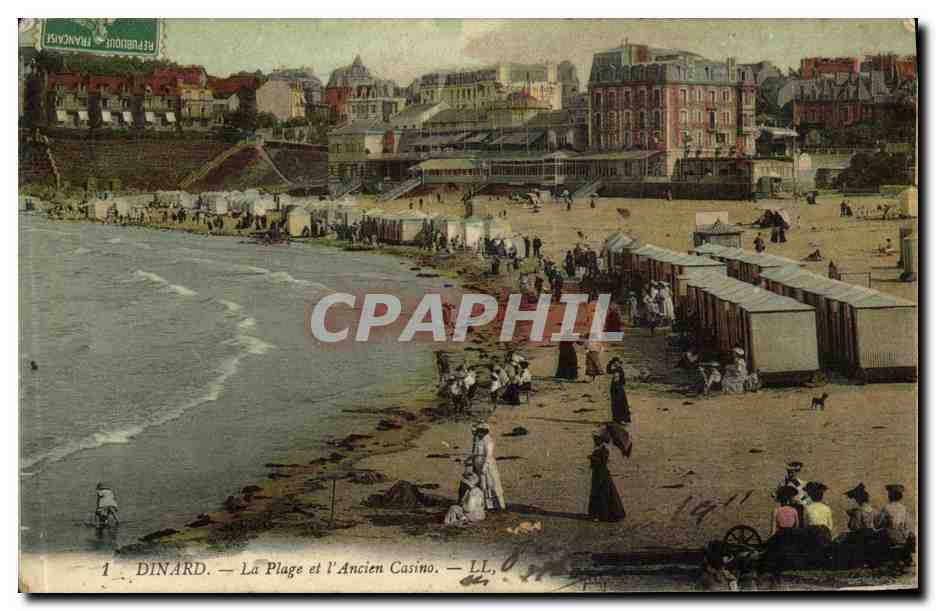 Dinard — La Plage et l'Ancien Casino — LL, n°1