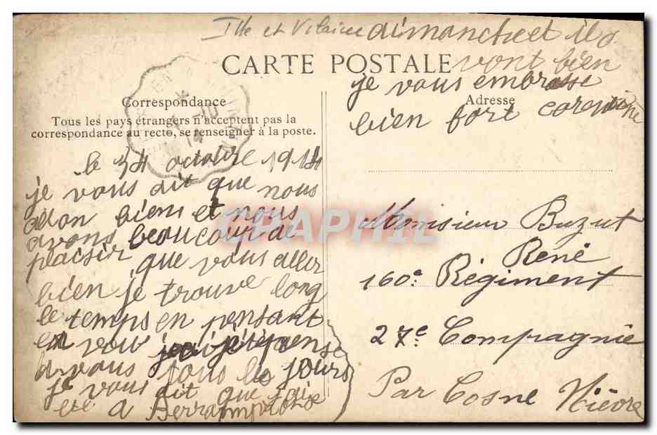 CPA Dinard Hotel des Terrasses et High Life Casino — Rückseite