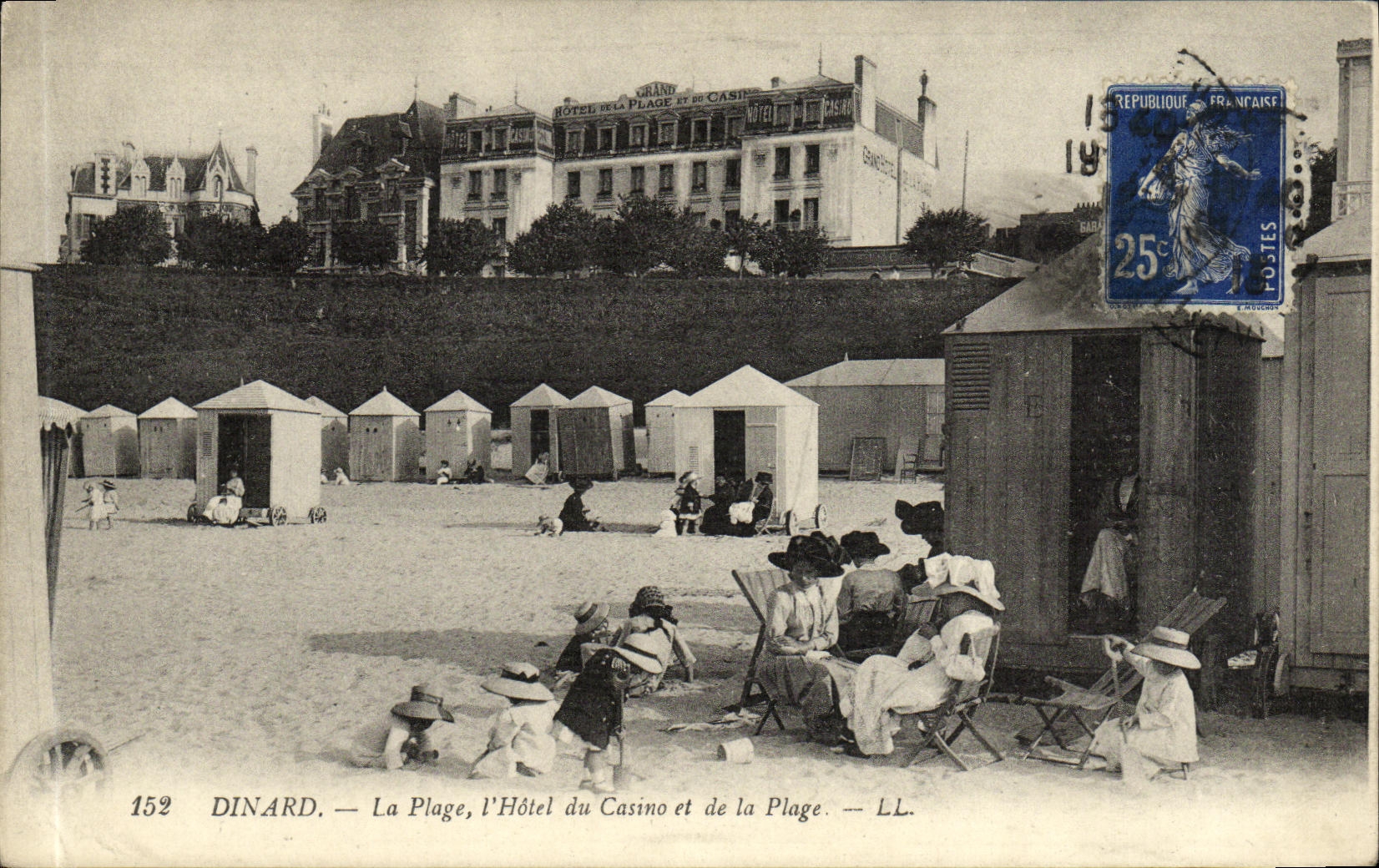 Dinard — La Plage, l'Hôtel du Casino et de la Plage — LL.
