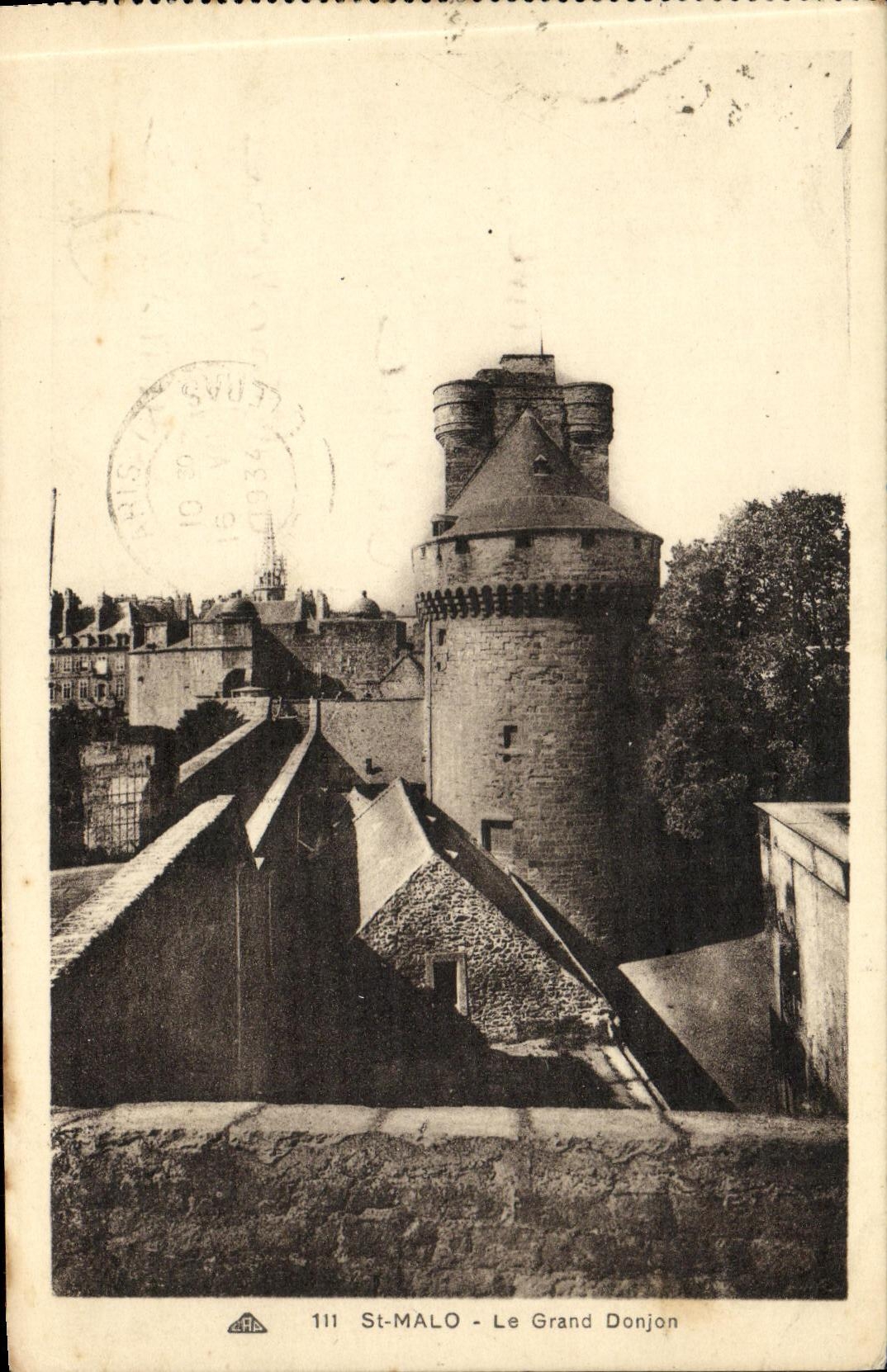 St-Malo - Le Grand Donjon — éditeur A. H. n° 111