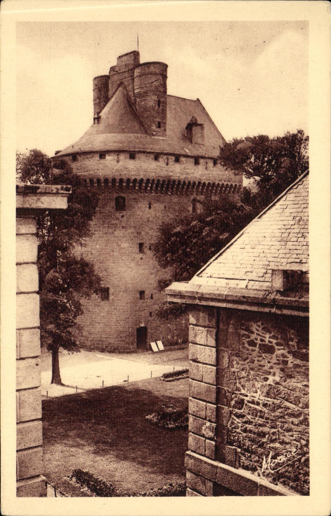El Gros Donjon — parte central del Castillo de la Duquesa Ana — St-Malo (Bretaña)