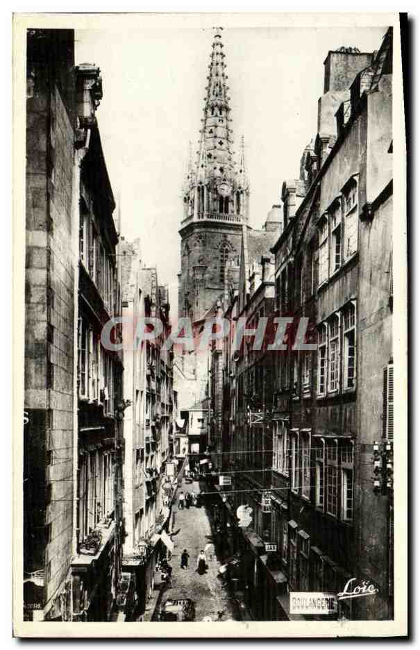 Vista della rue de la Loire a Saint-Malo — editore Douilangere