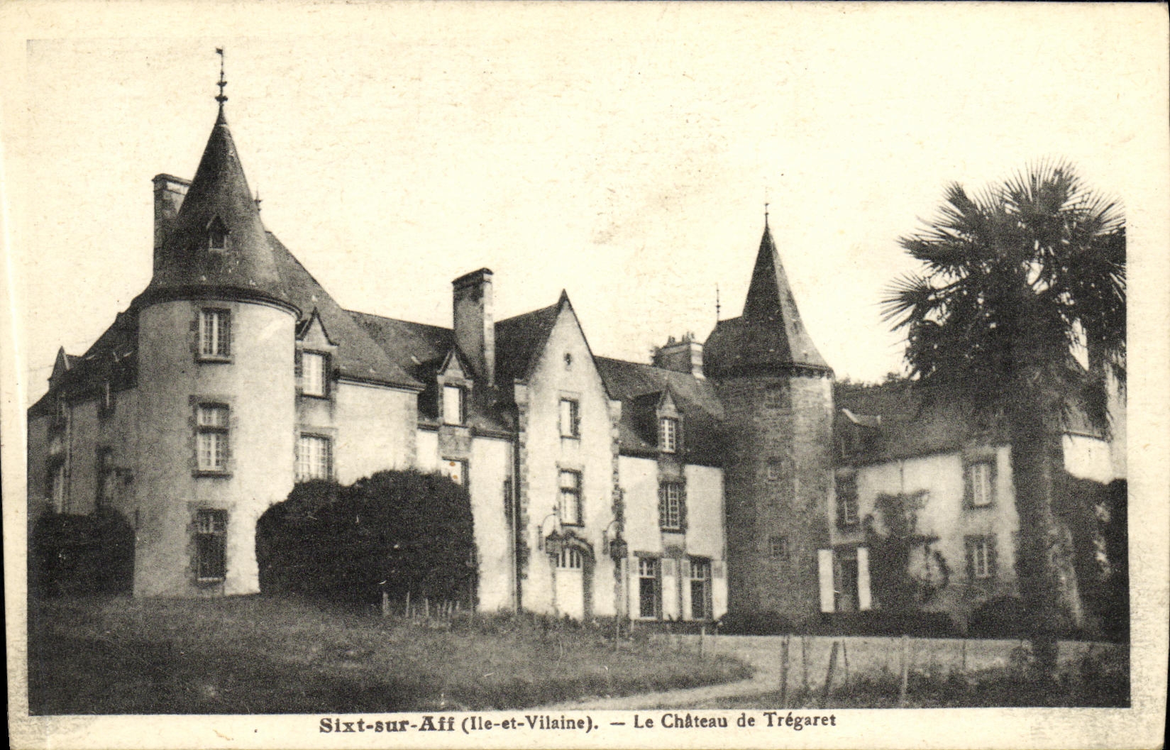 CPA Sixt sur Aff Le Chateau de Tregaret