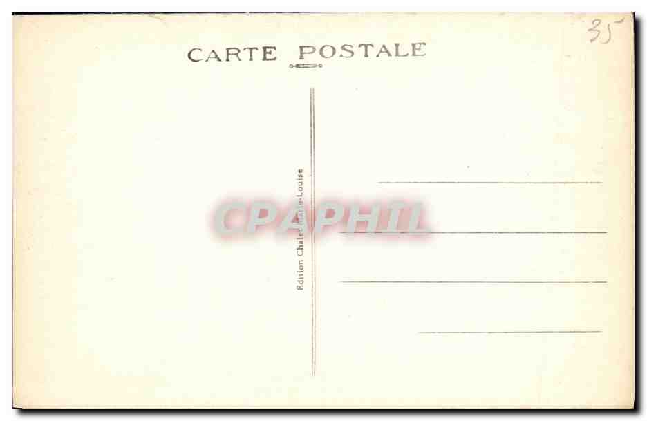 Pointe du Grouin — Côte d'Emeraude — Édition Château-Louise, n° 2870 — Rückseite
